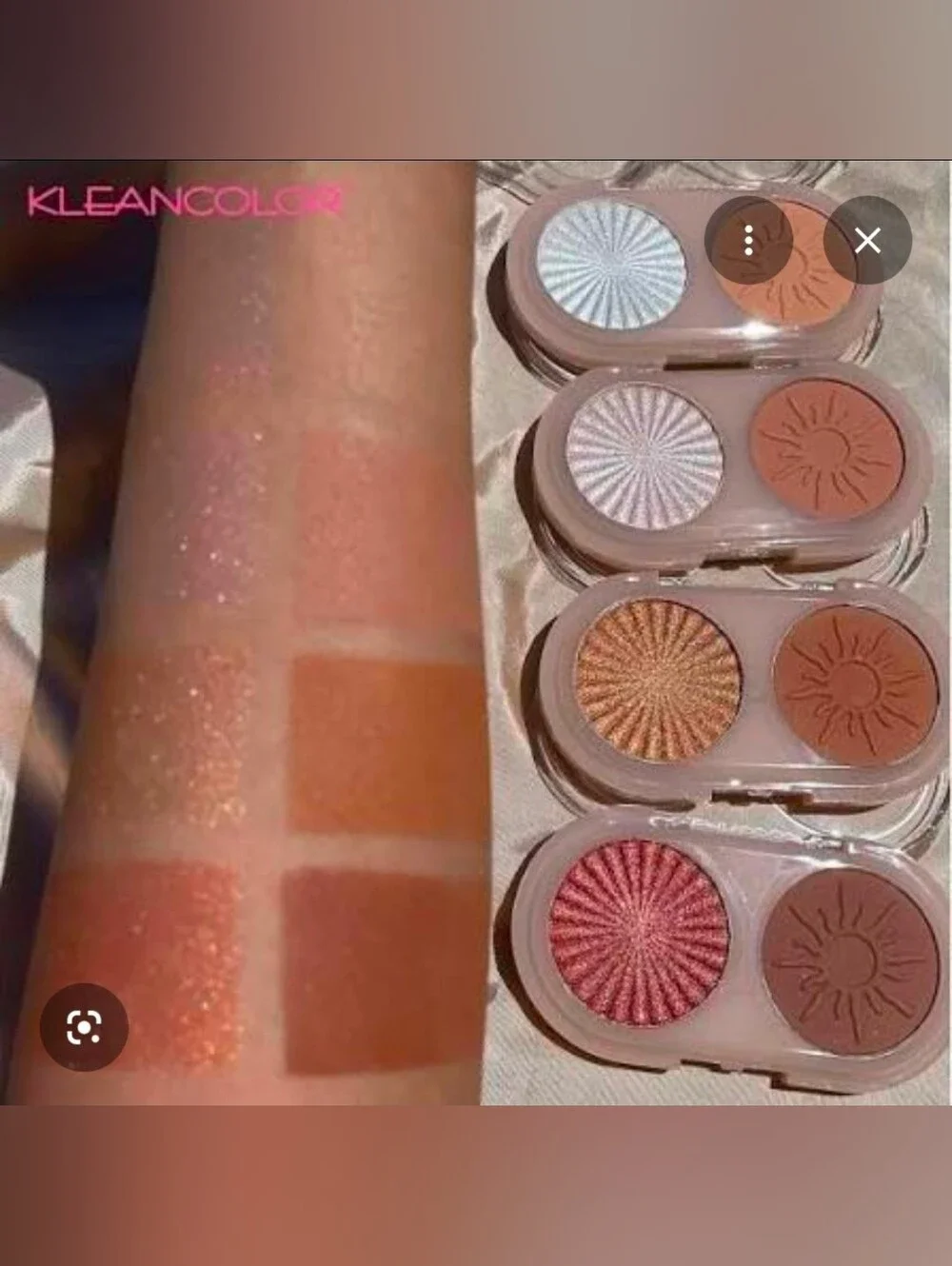 Kleancolor Bronze & Glow Duo - Better Together 0.29oz BNIB Discontinued